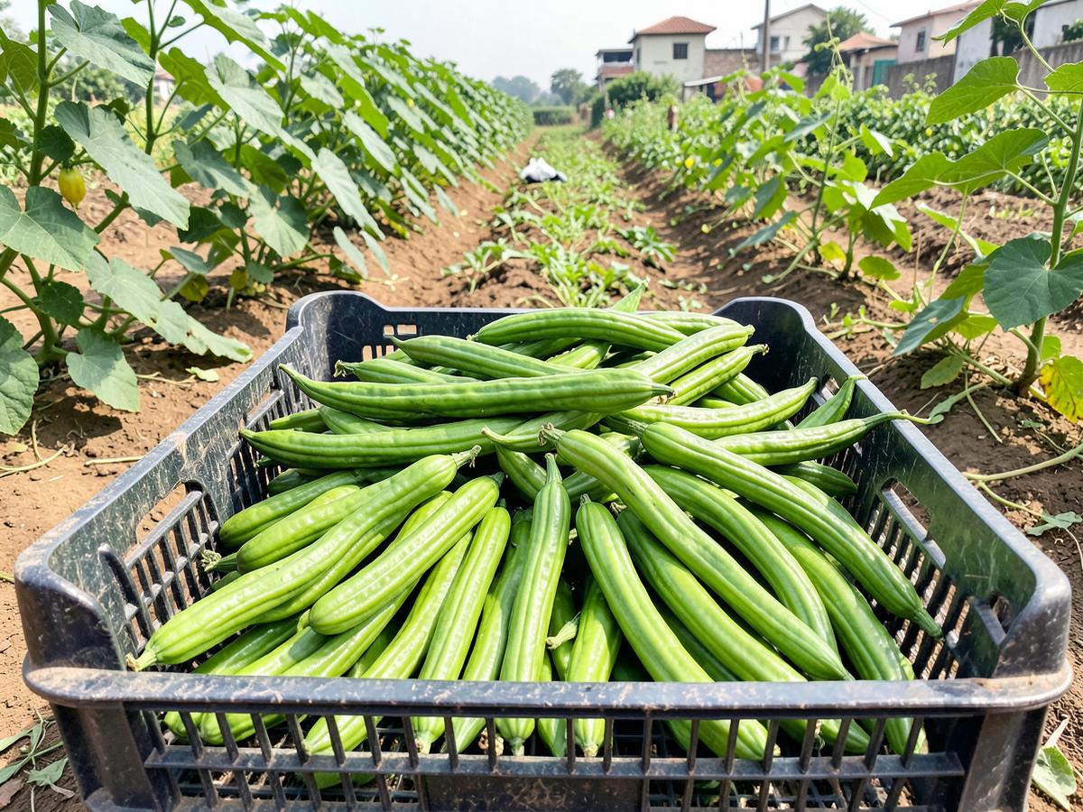 Ridge Gourd grown by Farm Heritage member farms